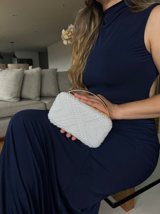 Bolso de fiesta en perlas AM14F