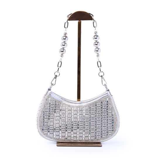 Cartera Silver Glam