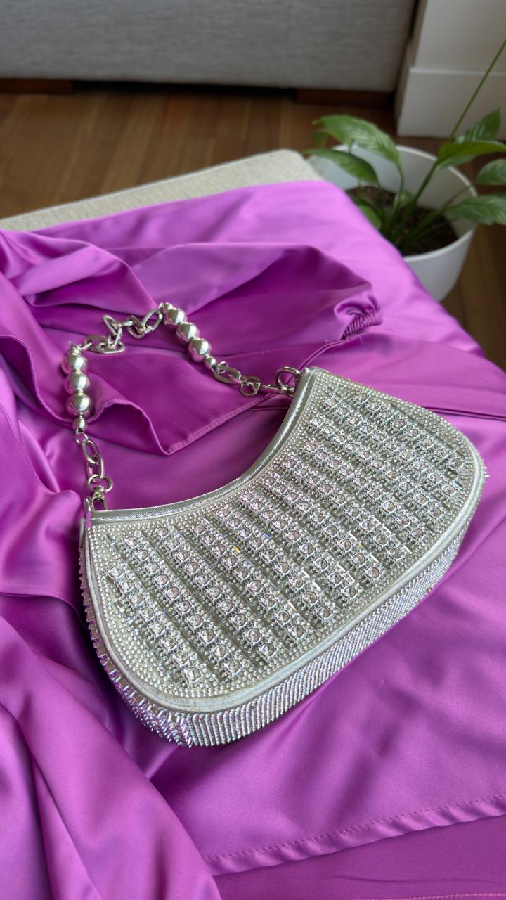 Cartera Silver Glam
